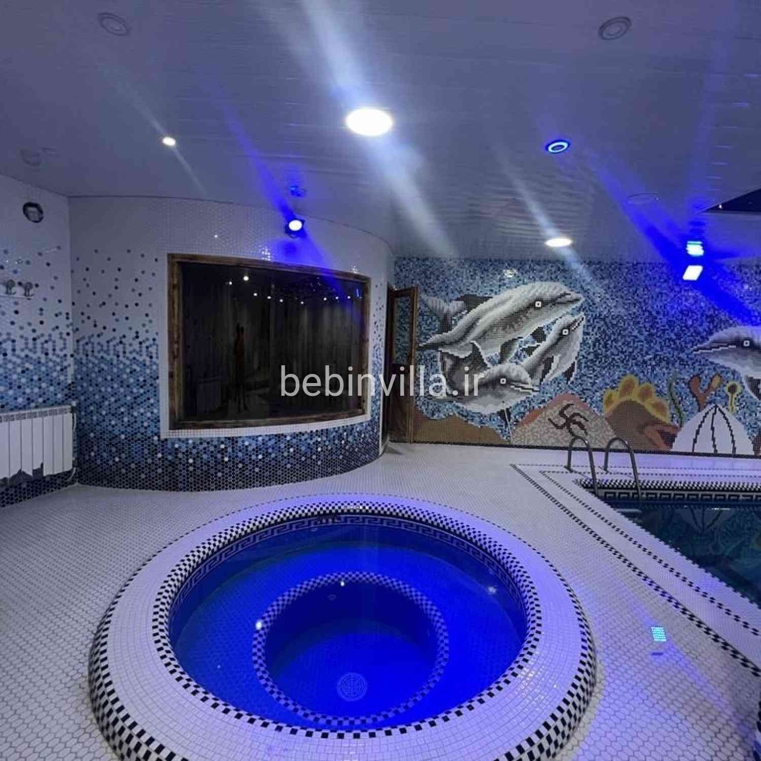 ویلا با استخر سرپوشیده در چالوس